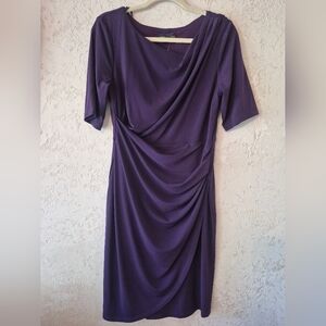Connected Apparel Semi Formal Purple Dress, Size 10P